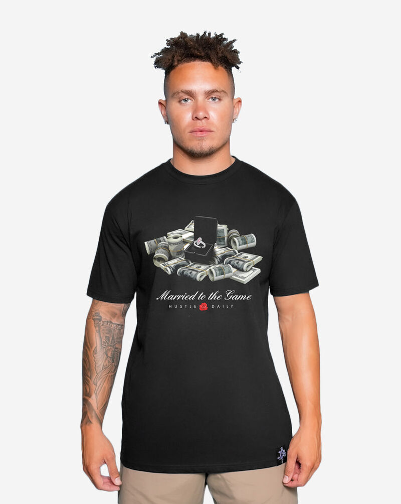 Hasta Muerte Married To The Game Tee HM-MARRIEDTOTHEGAME-TEE-BLACK Black 1