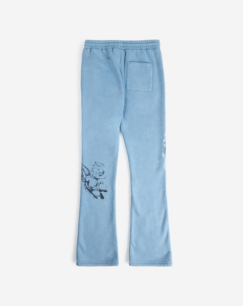 Smoke Rise Trouble In Peace Fleece Pant FP26F541SNZ-BLU Blue 3