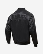 Atlanta Hawks Triple Black Satin Jacket