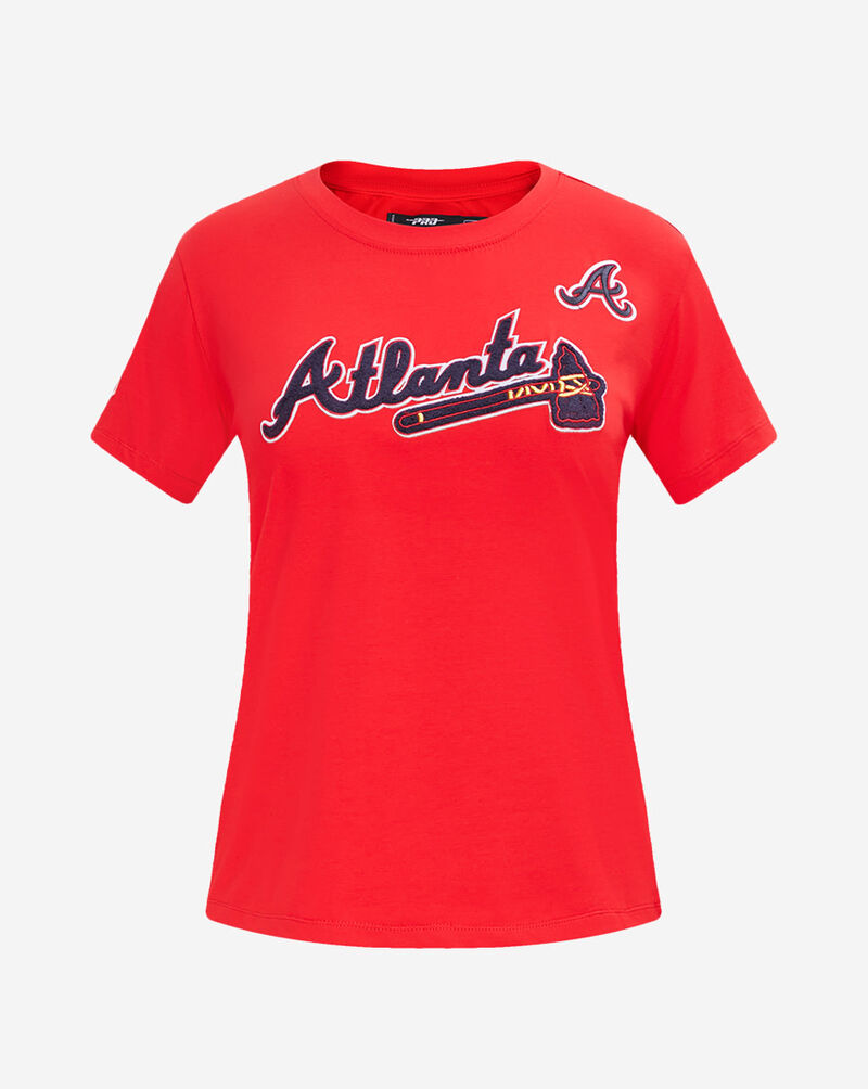 PRO STANDARD Atlanta Braves Classic Slim Fit Tee  LABA34347-RED Red 1