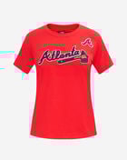 PRO STANDARD Atlanta Braves Classic Slim Fit Tee  LABA34347-RED Red 1