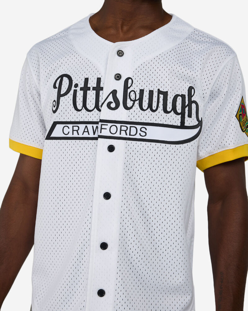 Mitchell  Ness Pittsburgh Crawfords Oneil Cruz Authentic Batting Practice Jersey JY19317-PCRWHIT White 4