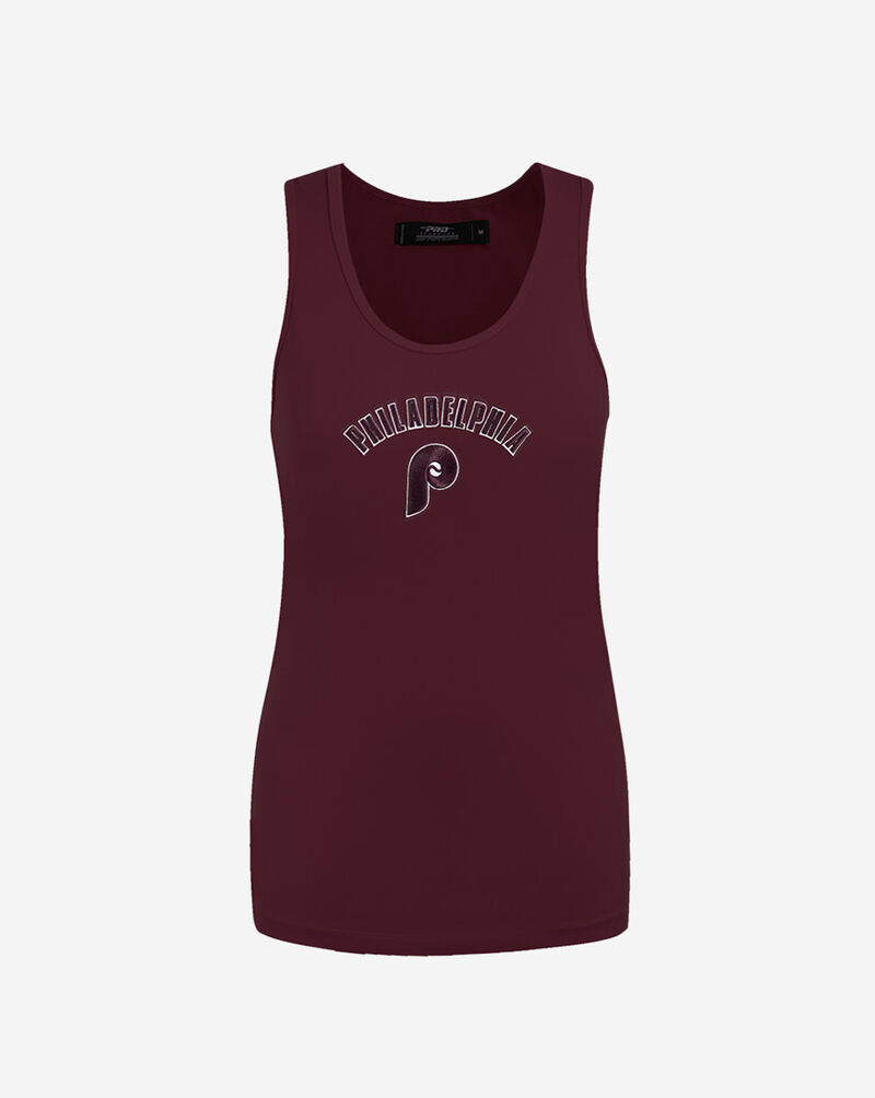 PRO STANDARD Philadelphia Phillies Retro Classic Relaxed Fit Racerback Tank Top LPHA37317-WNE Red 1