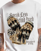 Mister Tee Speak Less Grind hard Hands Tee MTUS591-2-00220 White 3