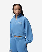 Jordan Brooklyn Fleece Cropped 1/4-Zip Top IV5321-489 Blue 1