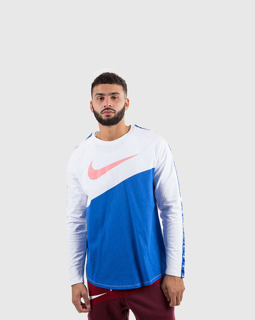 nike nsw swoosh ls crew neck