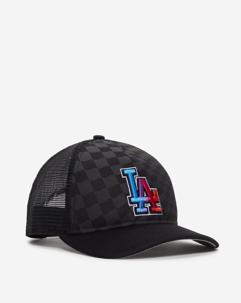 New Era 9Forty A-Frame Los Angeles Dodgers Raceway Snapback Hat 60641188 Black 1