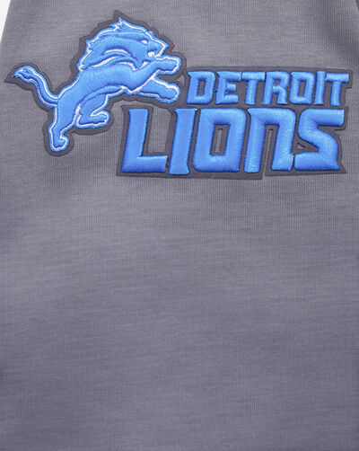 Detroit Lions Classic Chenille Double Knit Full-Zip Pull Over Hoodie