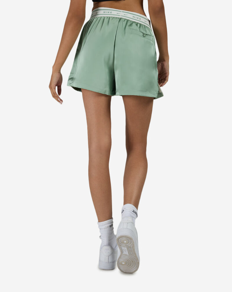 Nike NSW Loose Mid-Rise Satin Shorts IH1328-006 Green 2
