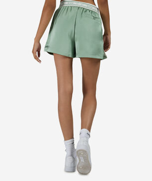 NSW Loose Mid-Rise Satin Shorts