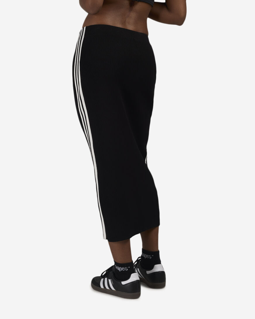 Shop adidas Adicolor Knit 3-Stripes Skirt JW2661 black | SNIPES USA
