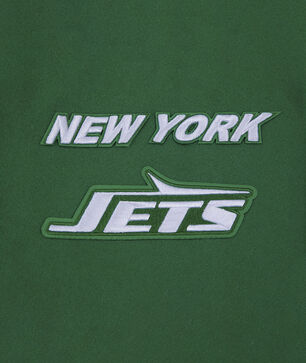 New York Jets Retro Classic Rib Wool Varsity Jacket