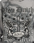 Printed Cross Hoodie
