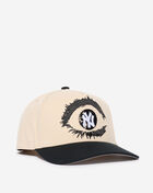 Mitchell  Ness New York Yankees Pro Pinch Distressed Eye Snapback Hat HP20450-NYYTABK Beige 1