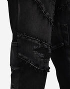 Decibel 5 Pkt Patchwork Pearl Rhinestone Jean DECWB488-BLK Black 3