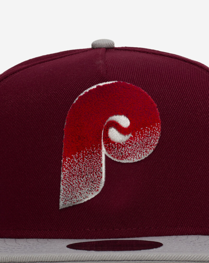 New Era 9Fifty Philadelphia Phillies Brushed A-Frame Snapback Hat 60914680 Red 2