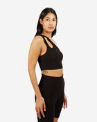 SNIPES Womens Snipes Ribbed Top SNQ223002W-BLK Black 2