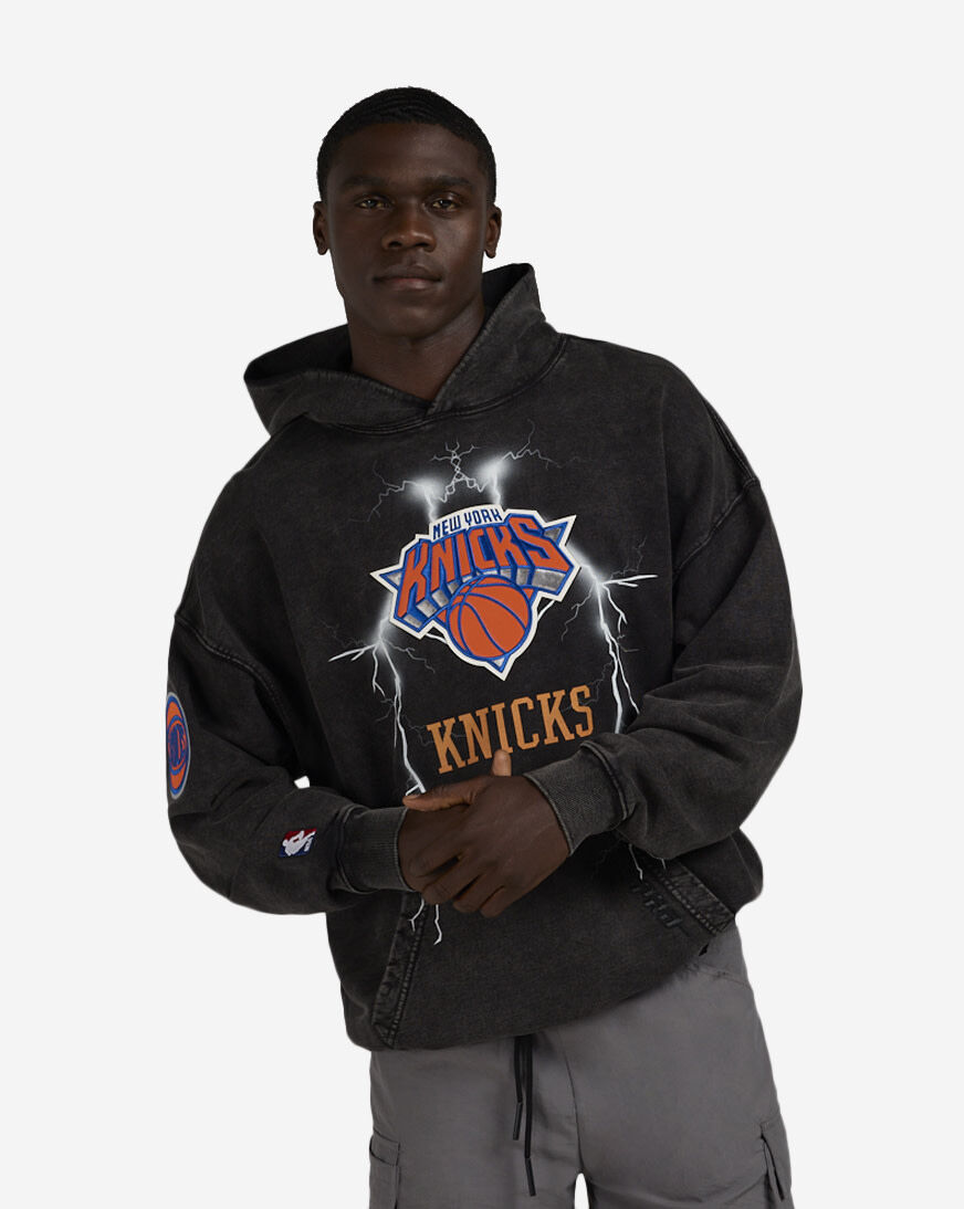 Shop PRO STANDARD New York Knicks Lightning Hoodie BNK5517047-WBK