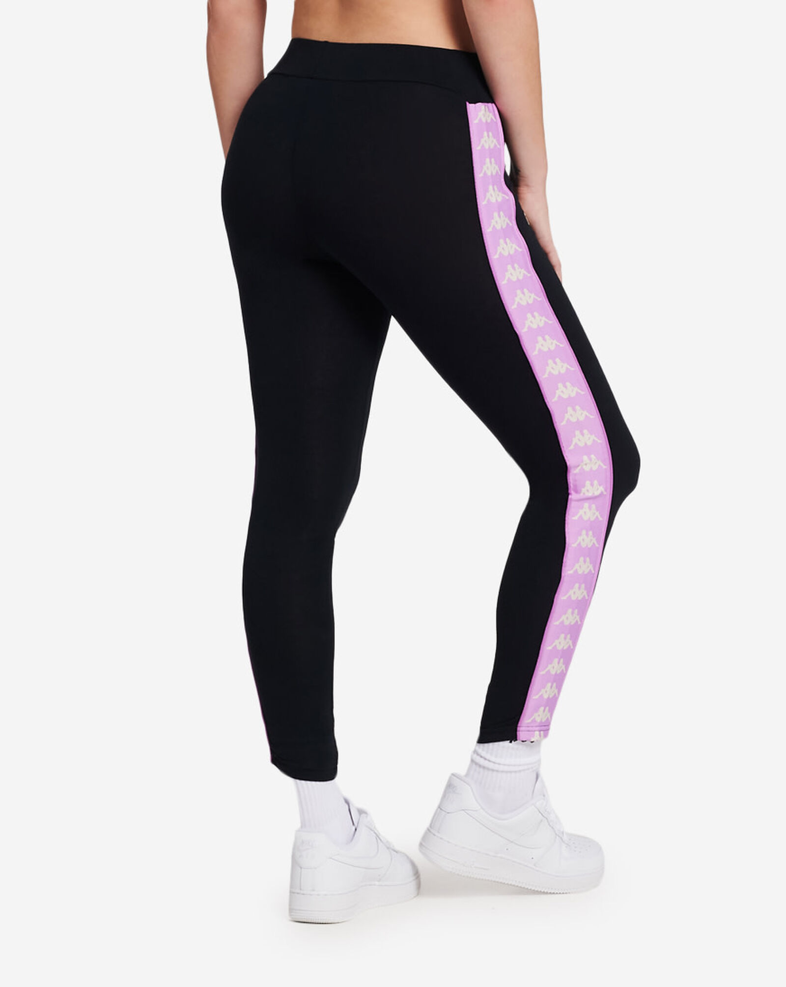 Kappa 222 Banda Anen 2 Leggings - Women's Cotton-Spandex Leggings With Side Logo Tape
