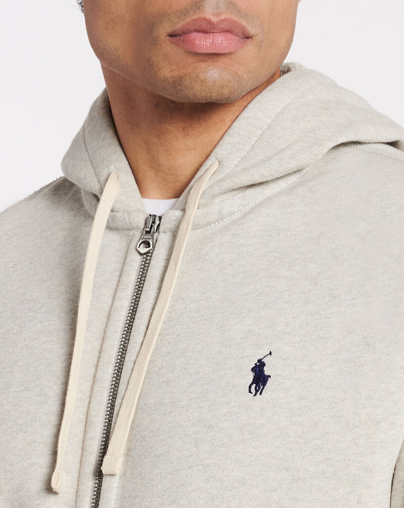 Shop Polo Ralph Lauren Classic Athletic Fleece Hoodie 710548546002-HTR grey  | SNIPES USA
