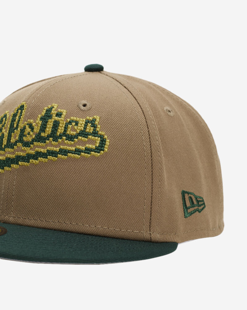 59Fifty Oakland Athletics 8bit Wordmark Fitted Hat