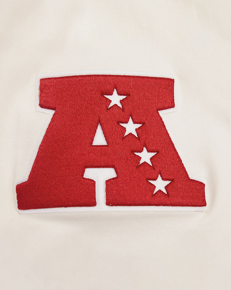 PRO STANDARD Kansas City Chiefs Retro Classic Double Knit Tee FKC1410360-ERD cream 4