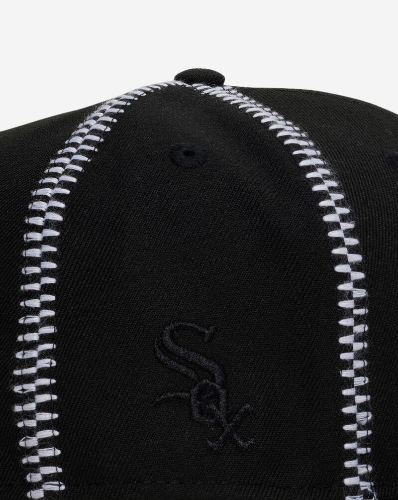 New Era 59Fifty Chicago White Sox Running Stitch Fitted Hat 60876428 Black 2