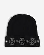 SNIPES Crosses Knit Beanie FW25-MY027 Black 1
