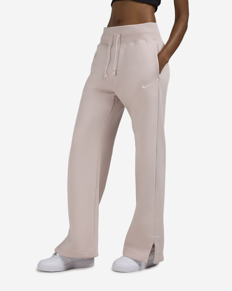 Nike NSW Phoenix Fleece High-Waisted Wide-Leg Pants DQ5615-667 Pink 1