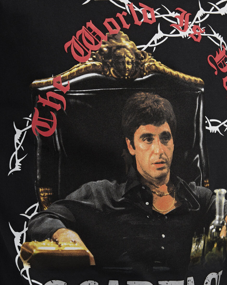 Shop Graphic Tees Scarface Tee SFS6TM-210 black | SNIPES USA
