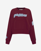PRO STANDARD Philadelphia Phillies Varsity Blues Fleece Crewneck LPHC39021-WNE Red 1