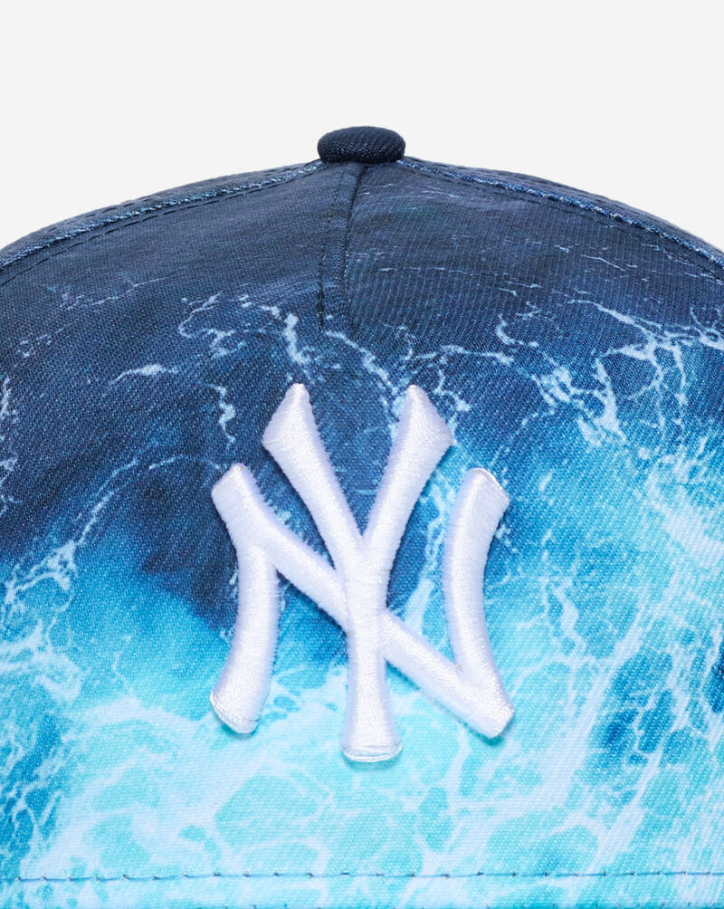 New Era 9Fifty New York Yankees Deep Water A-Frame Snapback Hat 60853526 Blue 2