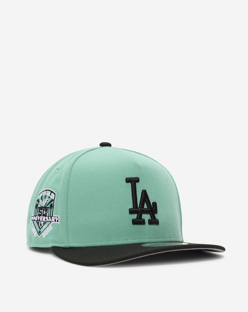 Shop New Era 9Fifty Los Angeles Dodgers A-Frame Mint Snapback Hat 