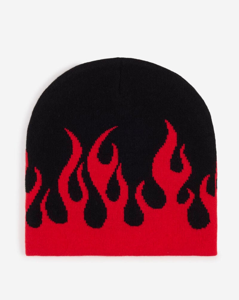SNIPES Flames Beanie SNUS072-BLK Black 3