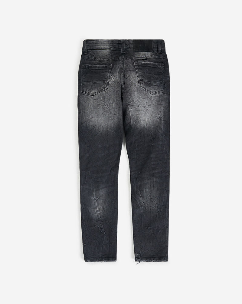 Jordan Craig Kids' Distressed Slim Fit Jeans (8-16) JS3308B-BLACKSHADOW Black 3