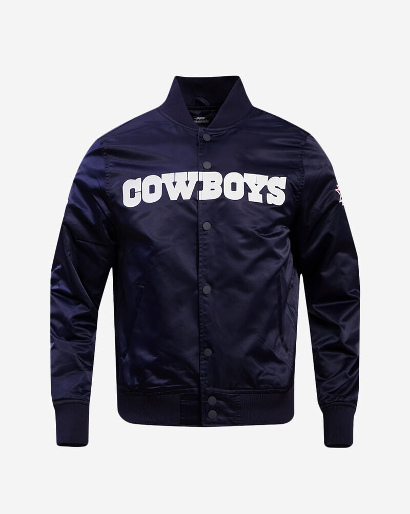 PRO STANDARD Dallas Cowboys Big Logo Satin Jacket FDC6410303-MDN Blue 1