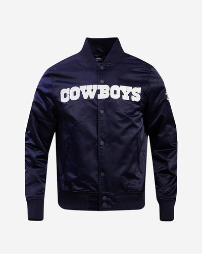 Dallas Cowboys Big Logo Satin Jacket