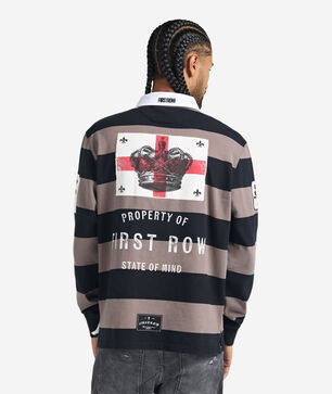 Patch Long Sleeve Polo