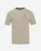 PRO STANDARD Atlanta Hawks Neutral Drop Shoulder Tee BAH158174-TAU Beige 1