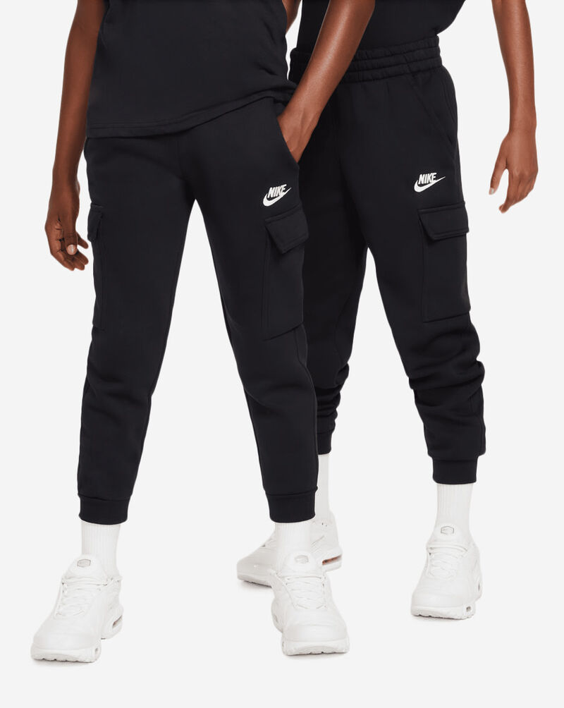 Nike Big Kids' Club Fleece Cargo Pants FD3012-010 Black 1