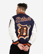 Pro Standard Detroit Tigers Logo Mashup Varsity Jacket LDT633396-MDW Blue 3