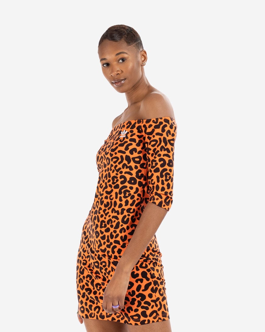 adidas leopard print dress