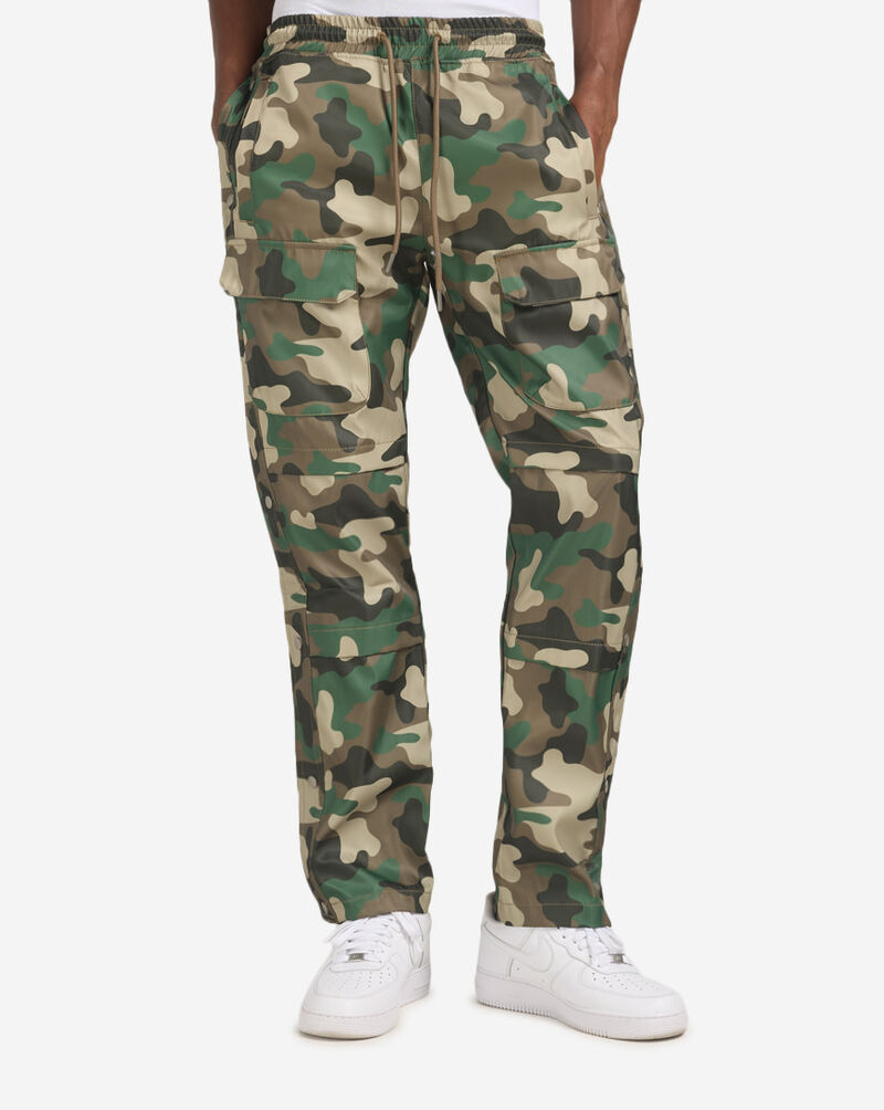 SNIPES Woven Nylon Cargo Pants FW26-MA009-237 Camo 1