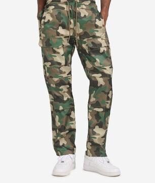 Woven Nylon Cargo Pants