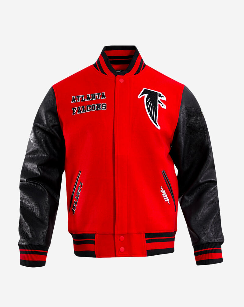 Pro Standard Atlanta Falcons Retro Classic Varsity Jacket FAF643426-RBK Red 1