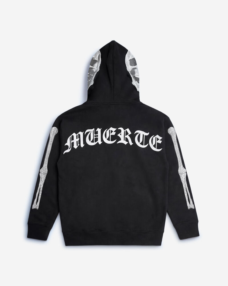 Hasta Muerte Angel Cage Full Zip Hoodie HM-T3ANGELCAGE-ZIPHOODIE-BLACK Black 2