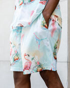 Essentials Printed Mesh Shorts