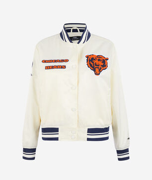 Chicago Bears Retro Classic Rib Satin Jacket