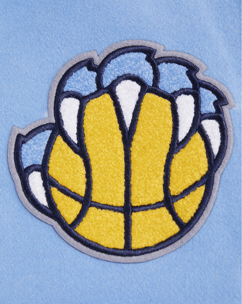 PRO STANDARD Memphis Grizzlies Retro Classic Rib Wool Varsity Jacket BMGH58901-UWH Blue 2