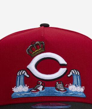 9Fifty Cincinnati Reds Cartoon A-Frame Snapback Hat